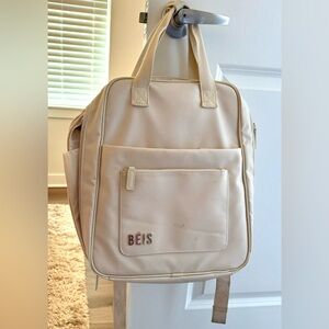 Beis Expandable Backpack, Beige